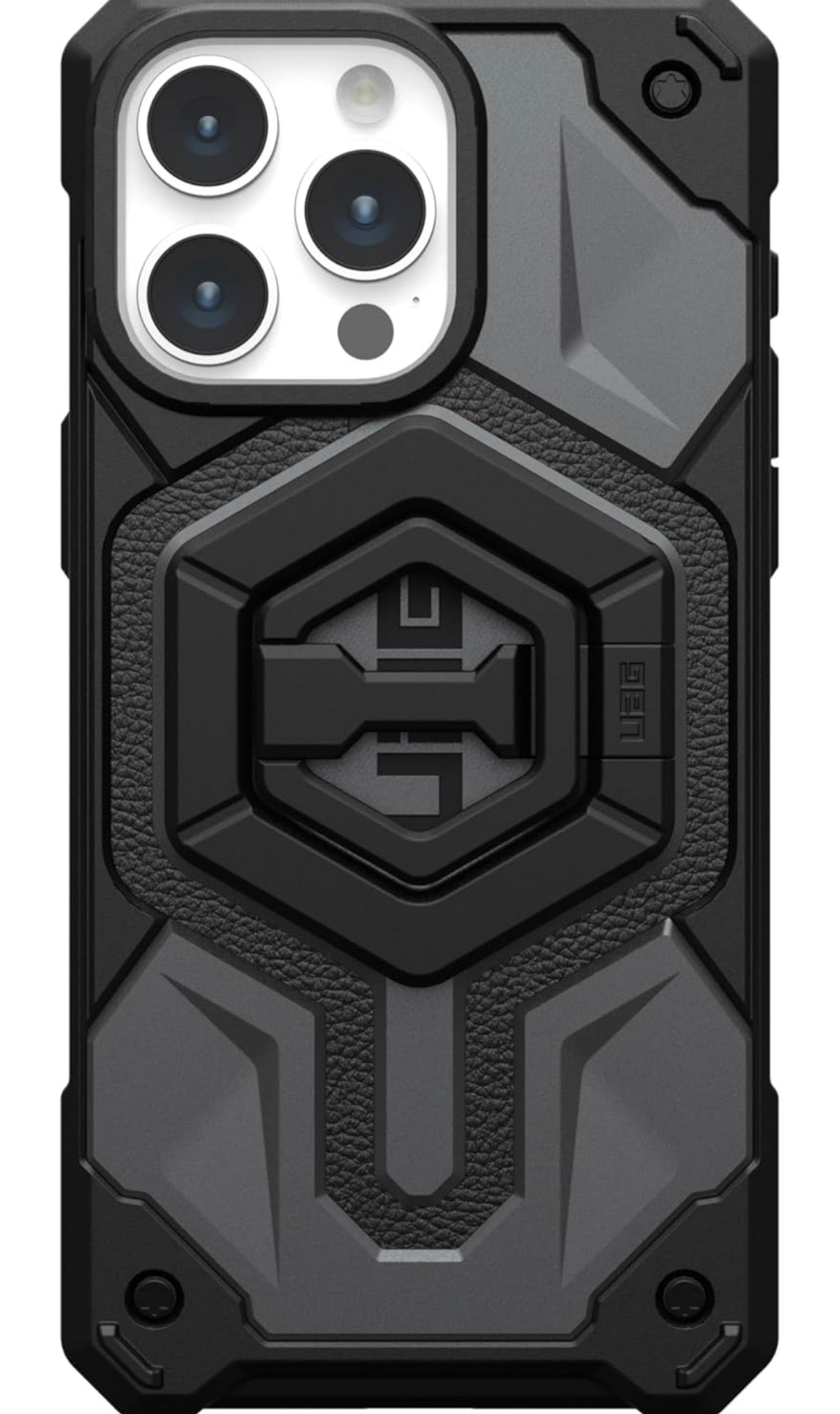 Magnetic Phone Ring Stand Compatible with Mag-Safe Magnet, Removable Metal Finger Ring Grip & 360 Rotation Adjustable Kickstand for iPhone 16/15/14/13, Galaxy S24/S23/S22 - Black