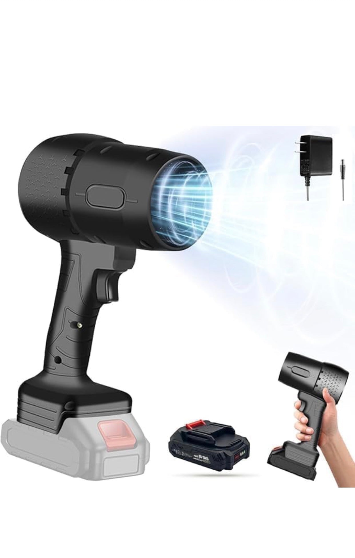 Cordless Leaf Blower Handheld, Hand Held Leaf Blower Violent Turbofan