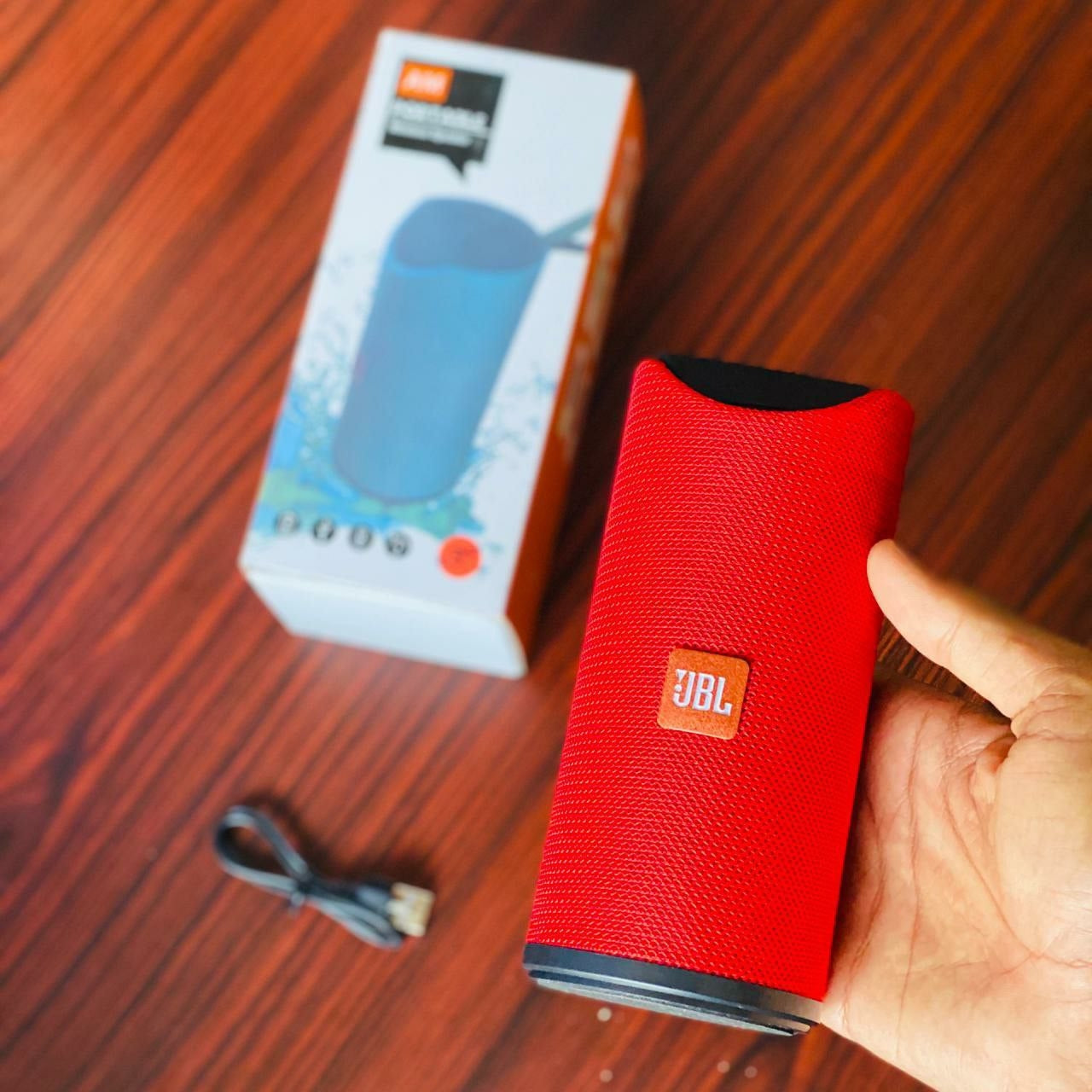 Portable Bluetooth Speaker Dynamic Thunder Sound With High Bass Bluetooth Speaker Stereo Channel With  Brand Log