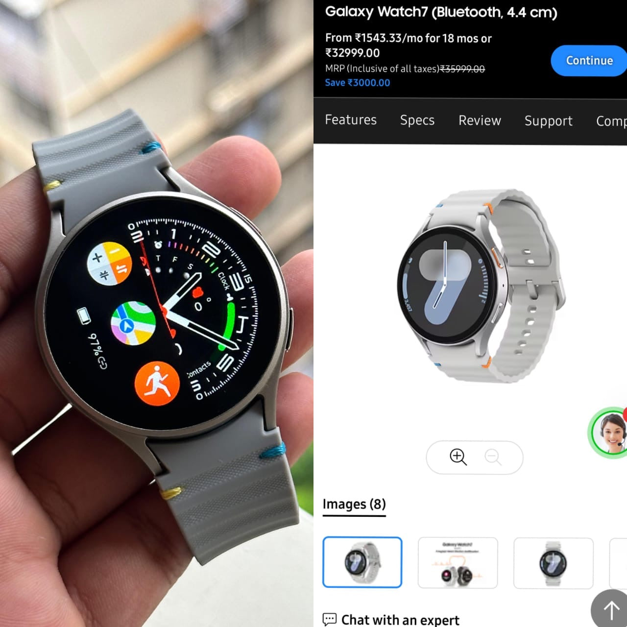 Js watch 7 Galaxy Watch7,44mm