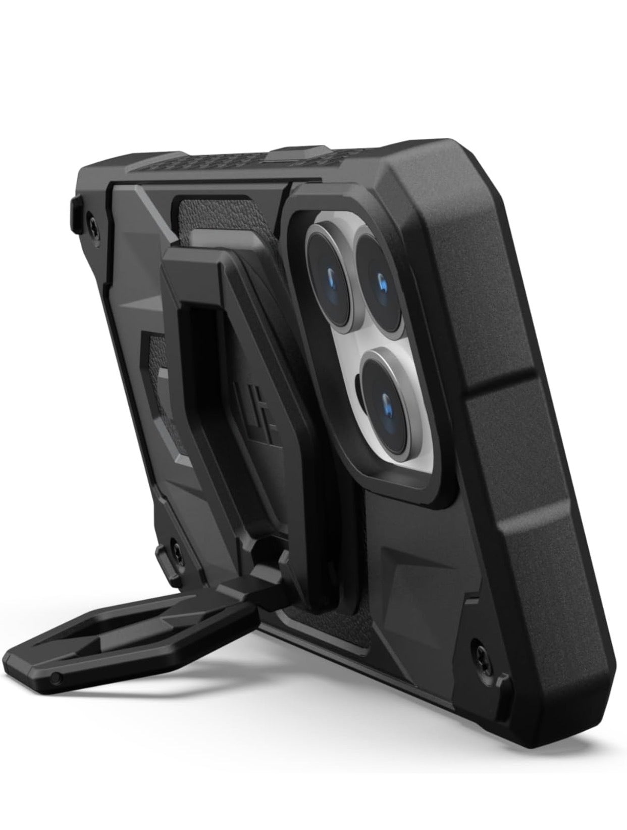 Magnetic Phone Ring Stand Compatible with Mag-Safe Magnet, Removable Metal Finger Ring Grip & 360 Rotation Adjustable Kickstand for iPhone 16/15/14/13, Galaxy S24/S23/S22 - Black