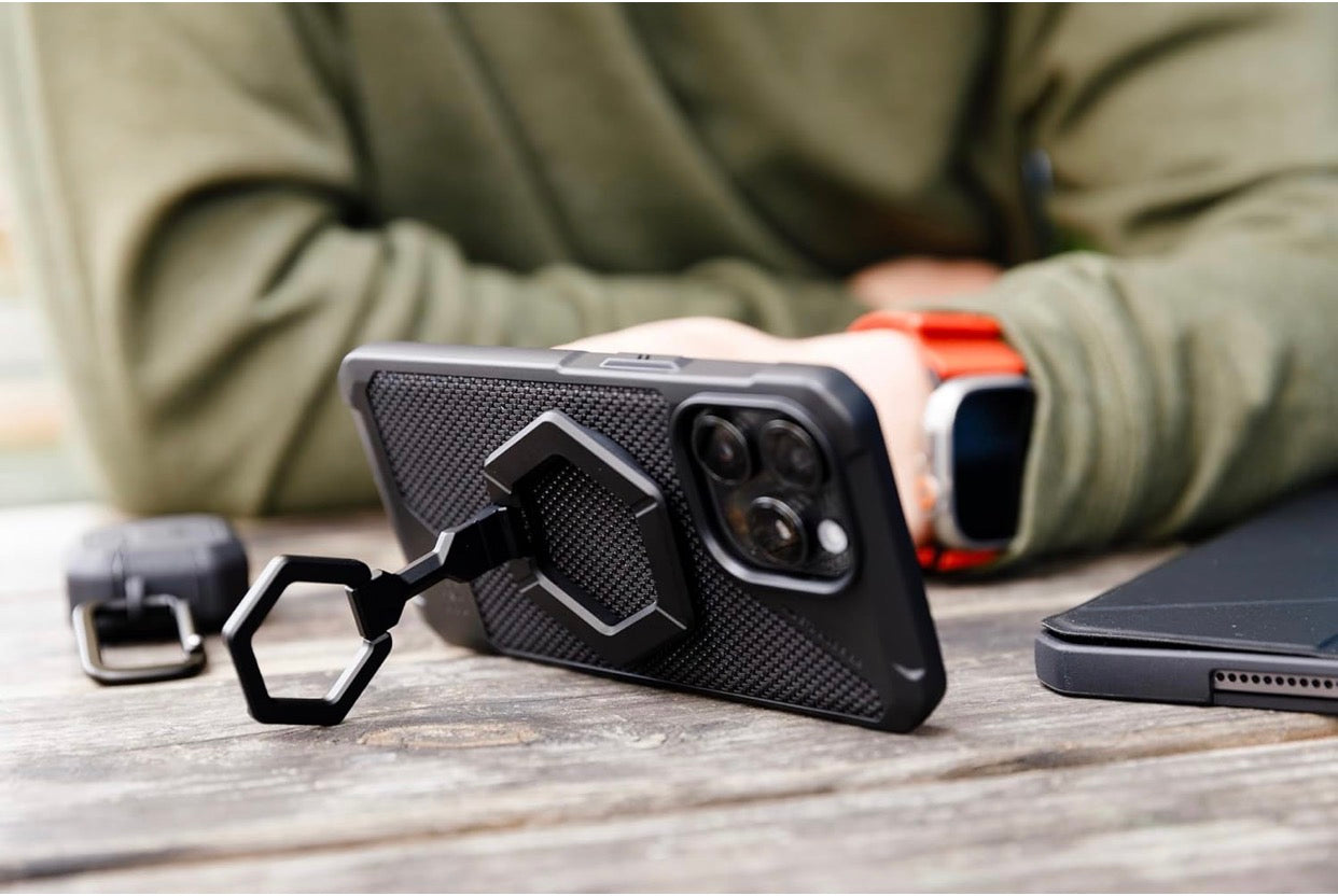 Magnetic Phone Ring Stand Compatible with Mag-Safe Magnet, Removable Metal Finger Ring Grip & 360 Rotation Adjustable Kickstand for iPhone 16/15/14/13, Galaxy S24/S23/S22 - Black