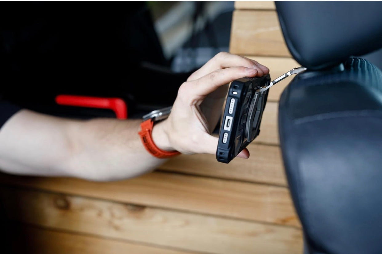 Magnetic Phone Ring Stand Compatible with Mag-Safe Magnet, Removable Metal Finger Ring Grip & 360 Rotation Adjustable Kickstand for iPhone 16/15/14/13, Galaxy S24/S23/S22 - Black