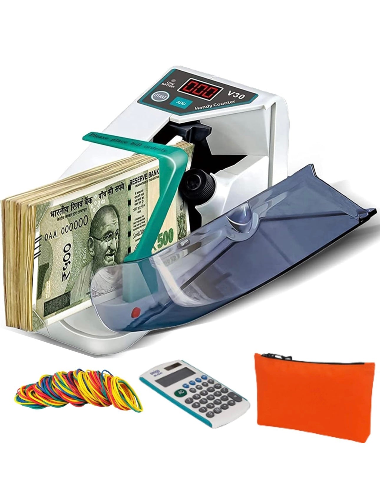 Handy Counter Note Counting Machine (Counting Speed - 600 notes/min