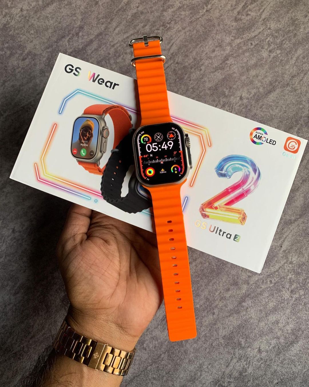 GS Ultr 2 Smart Watch Amoled ChatGPT 4GB ROM