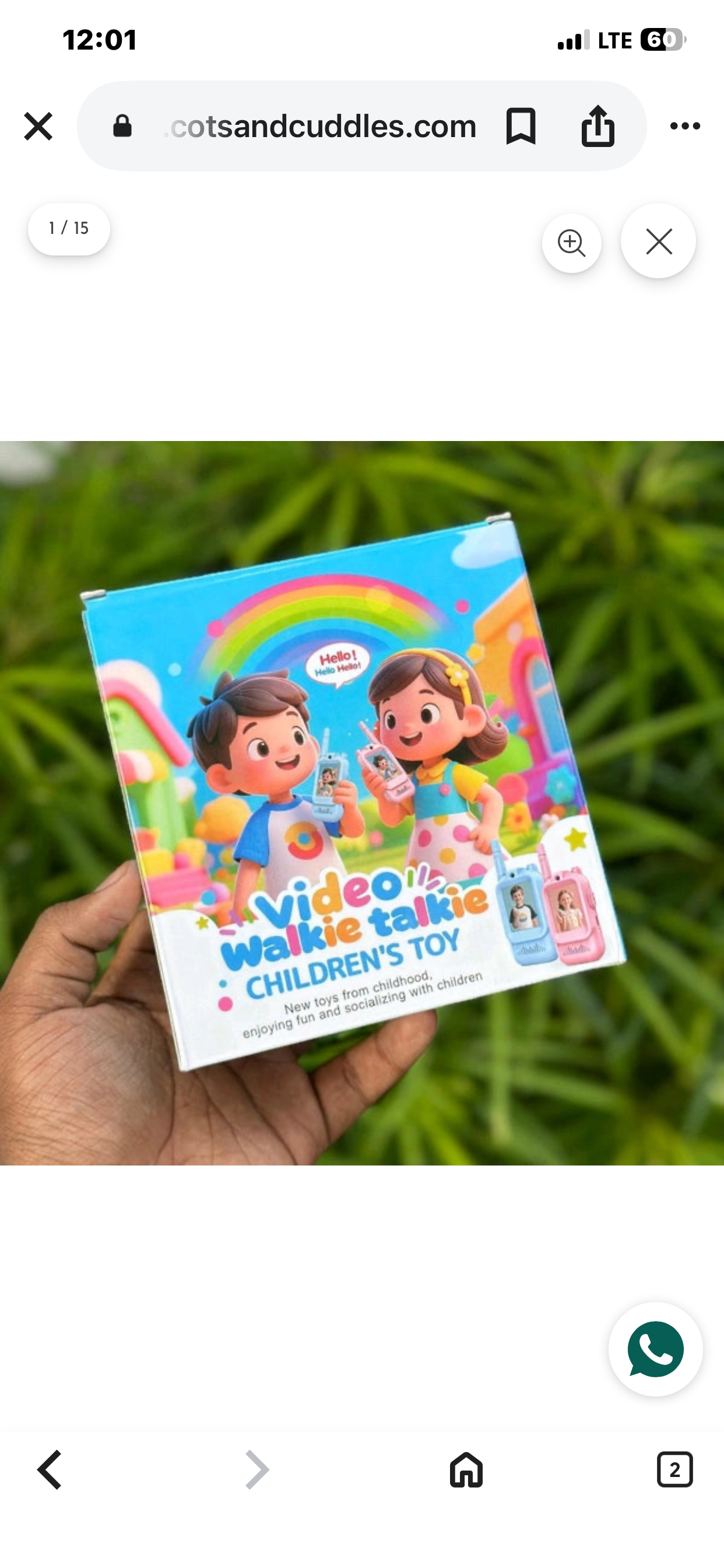 Kids Video Walkie Talkie Set