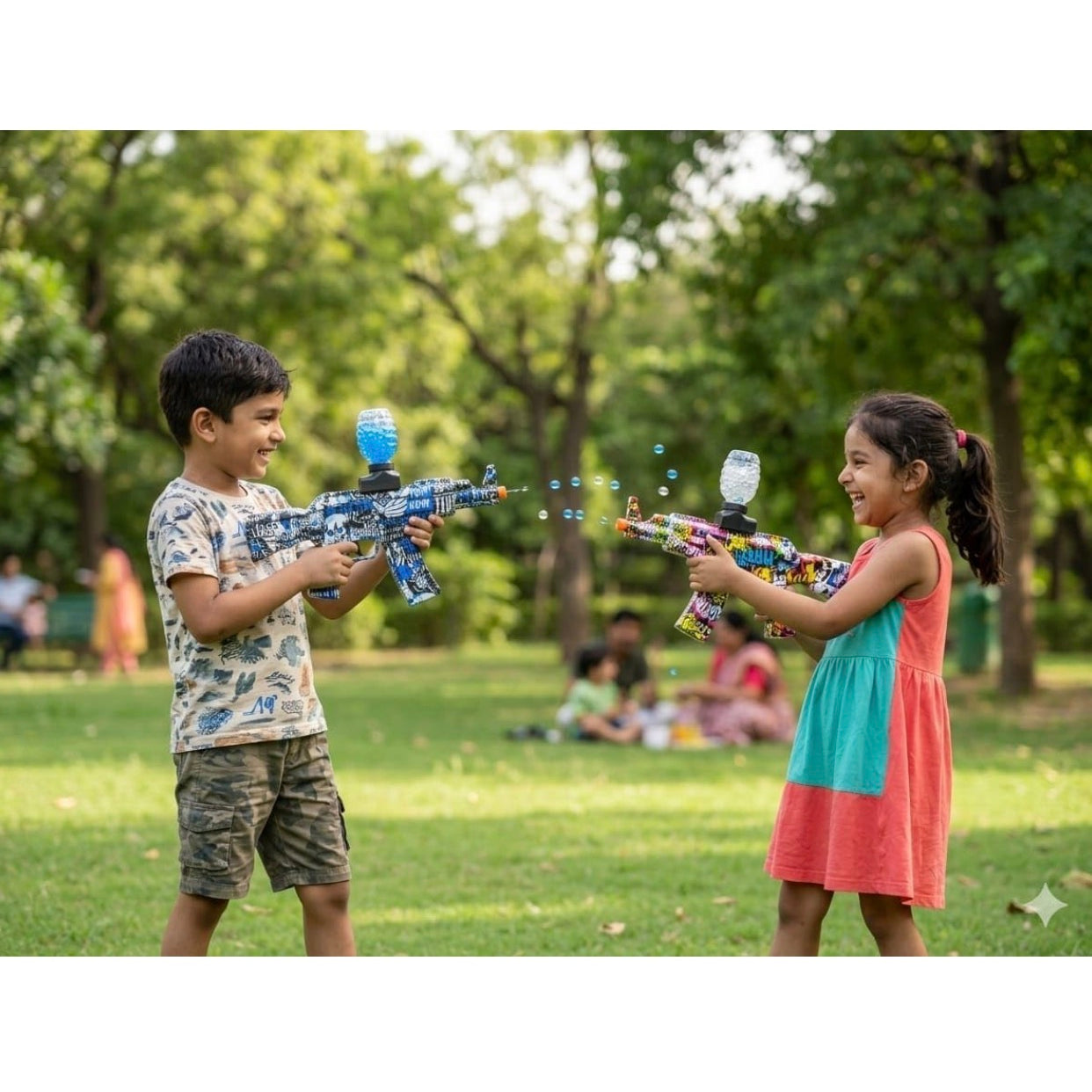 Jelly Shoot Electric Toy Gun for Kids.