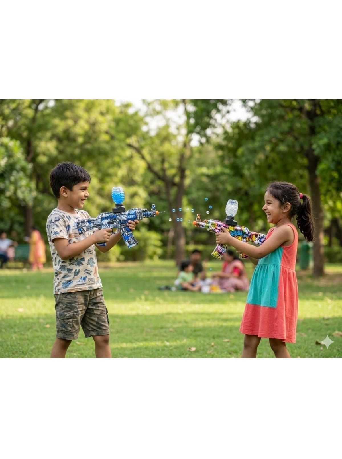 Jelly Shoot Electric Toy Gun for Kids.