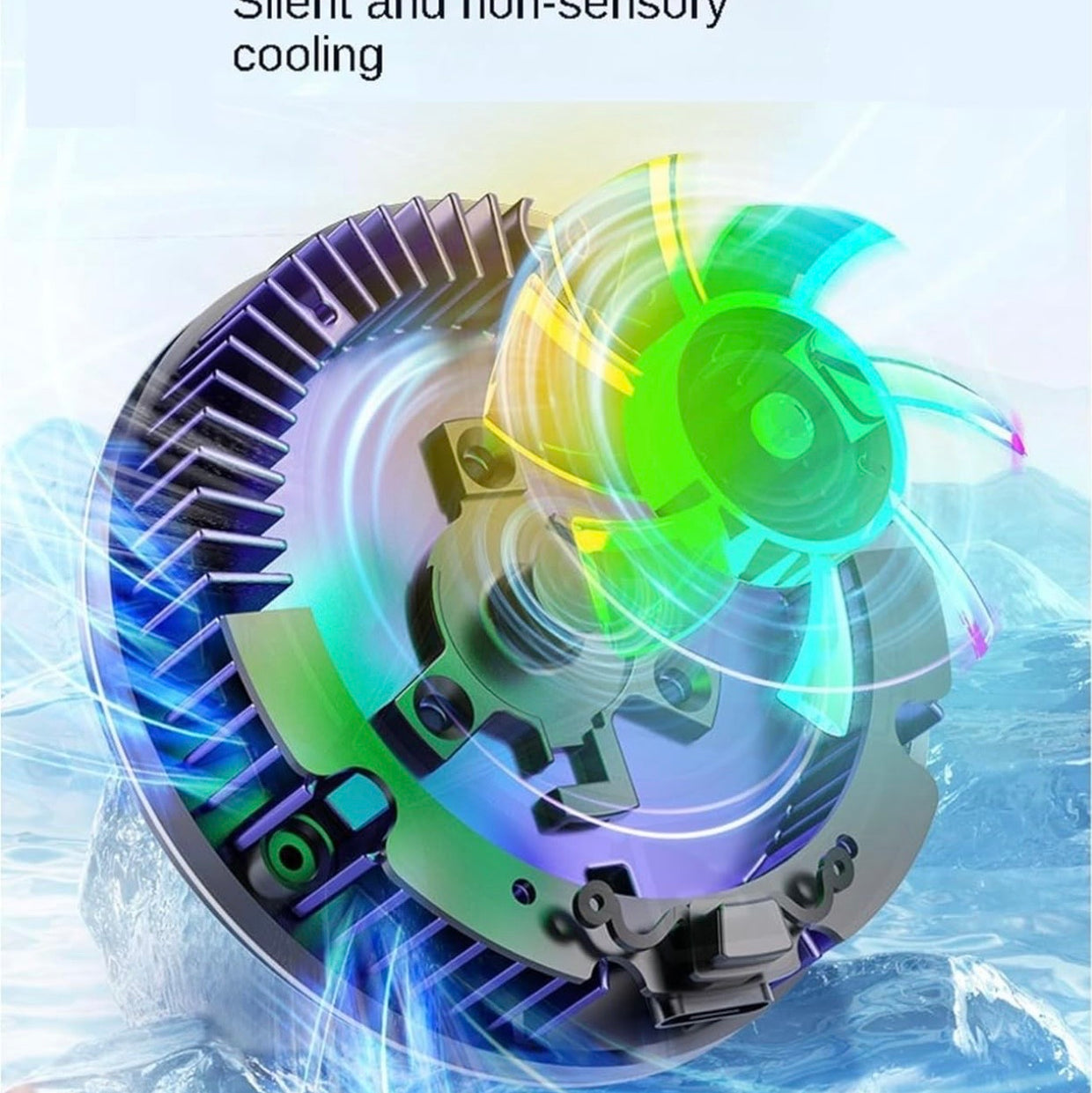 Cubonic SL-17 Magnetic Cell Phone Cooling Fan Semi-Conductor Cooling Chip, Universal Phone Semiconductor Radiator for Android/Mobiles Phones.