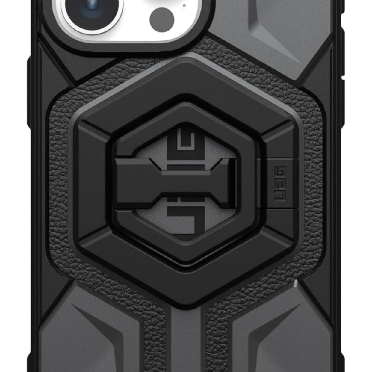 Magnetic Phone Ring Stand Compatible with Mag-Safe Magnet, Removable Metal Finger Ring Grip & 360 Rotation Adjustable Kickstand for iPhone 16/15/14/13, Galaxy S24/S23/S22 - Black