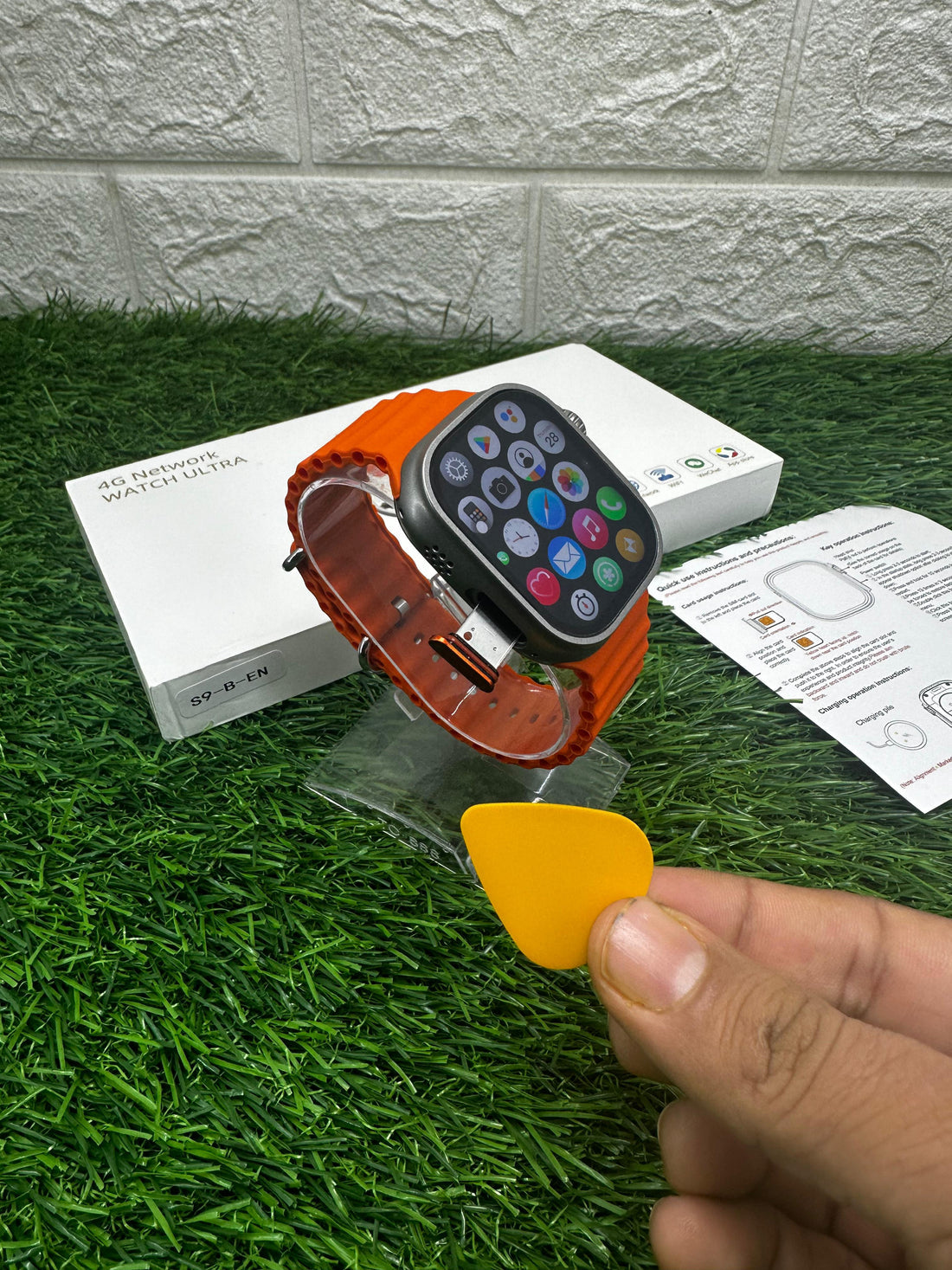 S12 Ultra SIM card android 4G smartwatch Rotating 360Camera 2GB RAM