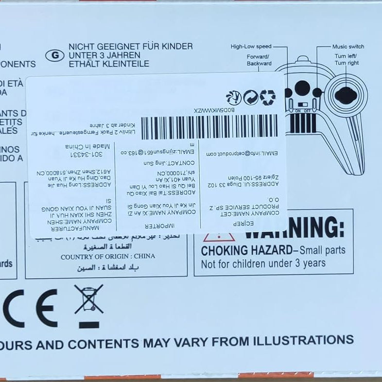 Robot, Set of 2 RC Bumper Cars with LED and Rechargeable Battery, Interactive Toy for Kids Boys and Girls,