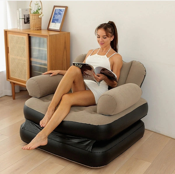 🛋️Indoor & Outdoor Inflatable Sofa | Portable & Comfortable Lounge Chair