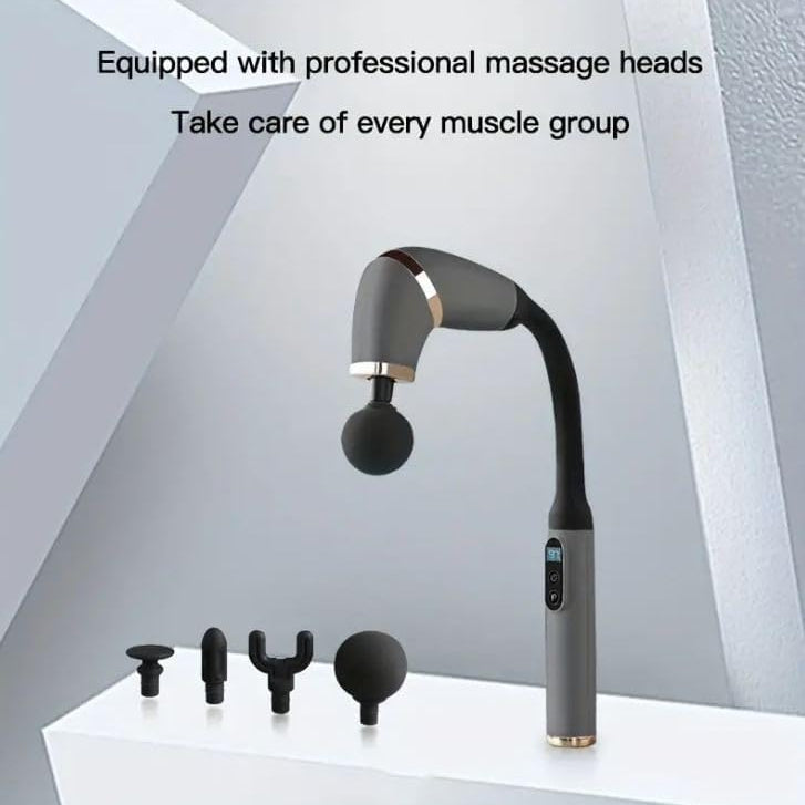 EXTENDED HANDLE MASSAGER BLD-339 Gun for Back, Neck, & Muscle Pain Relief