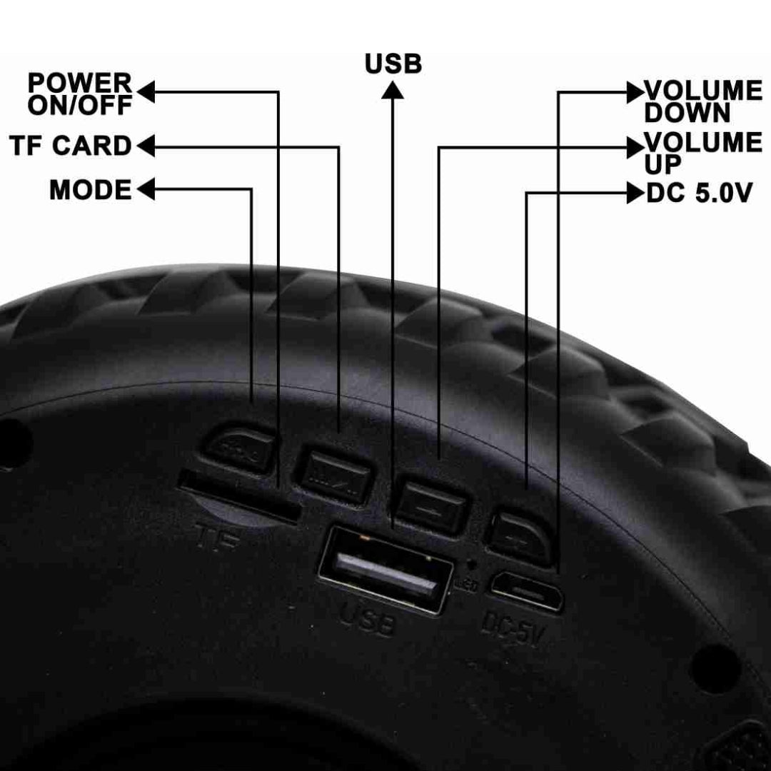  Wireless Bluetooth Speaker 10 W Bluetooth Home Audio Speaker  This is a wireless Bluetooth speaker with high bass and superb sound for outdoor as well as inside your home. bull; Plug-in style mini speaker supports TF/SD card Compatible with table PC, smart phones and various kinds of Bluetooth-enabled