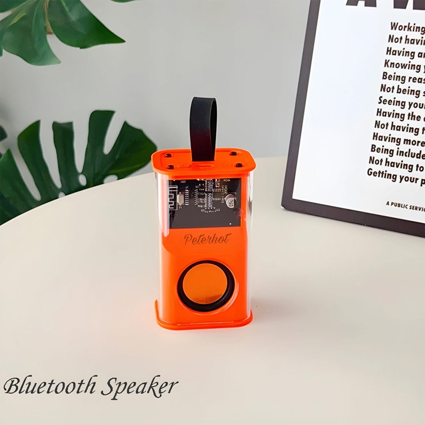 Transparent Mecha Wireless Bluetooth Speaker Portable Mini Subwoofer Support 3D Surround Sound TWS Series Audio Loudspeaker