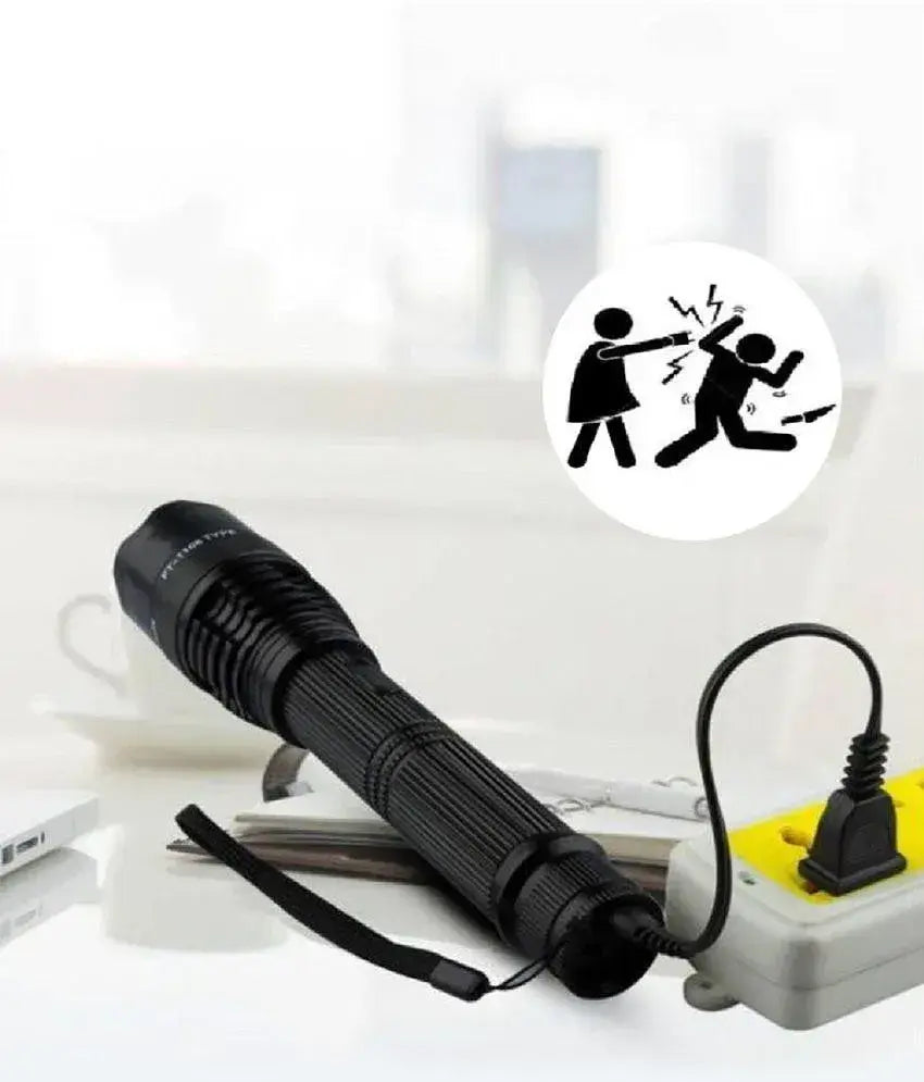 Powerful Flashlight Torch With Stun Taser Outdoor Camping
Light 1101