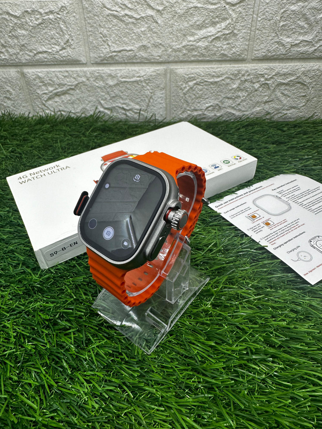 S12 Ultra SIM card android 4G smartwatch Rotating 360Camera 2GB RAM