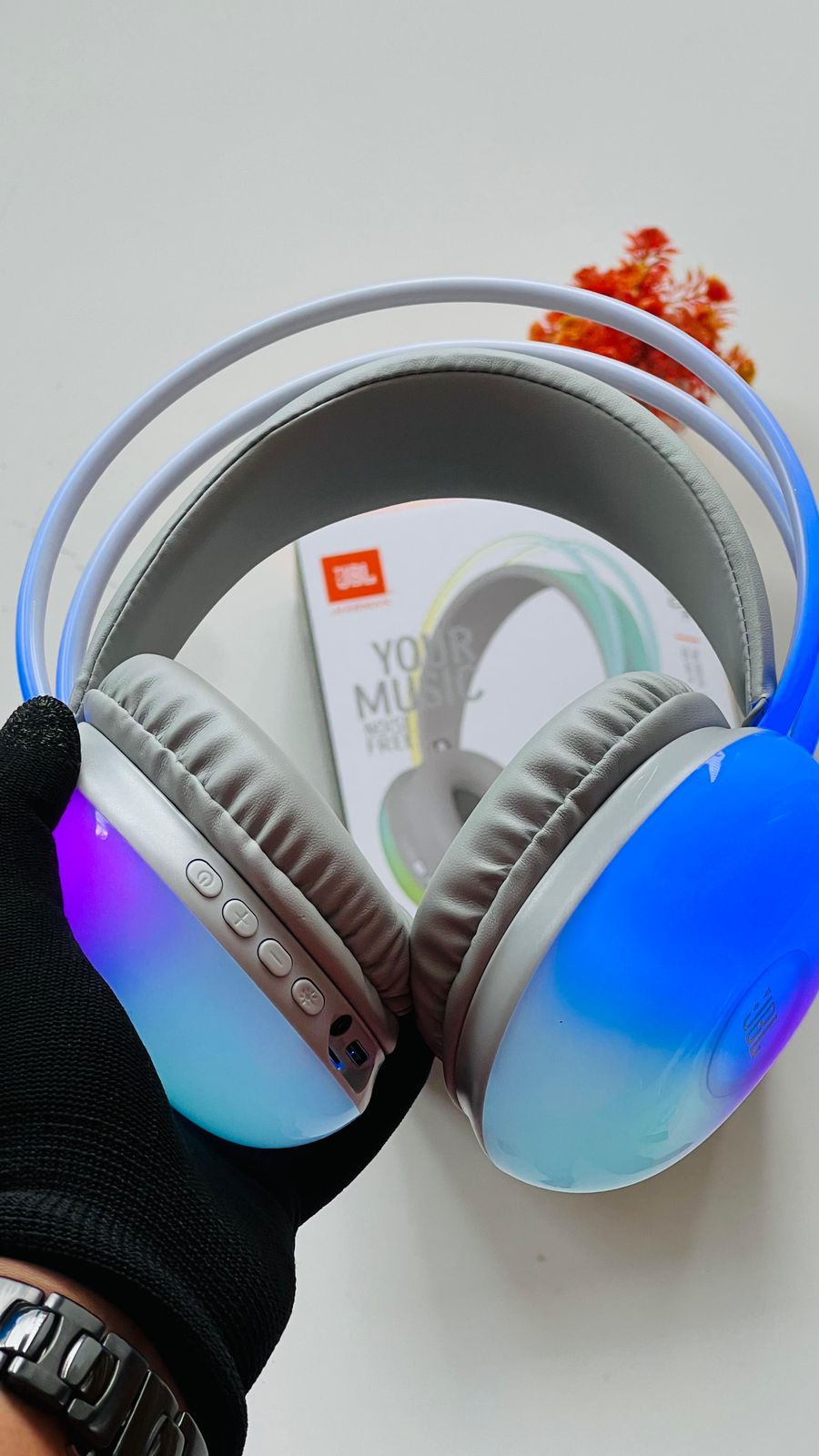 JB RGB COLOUR HEADPHONES