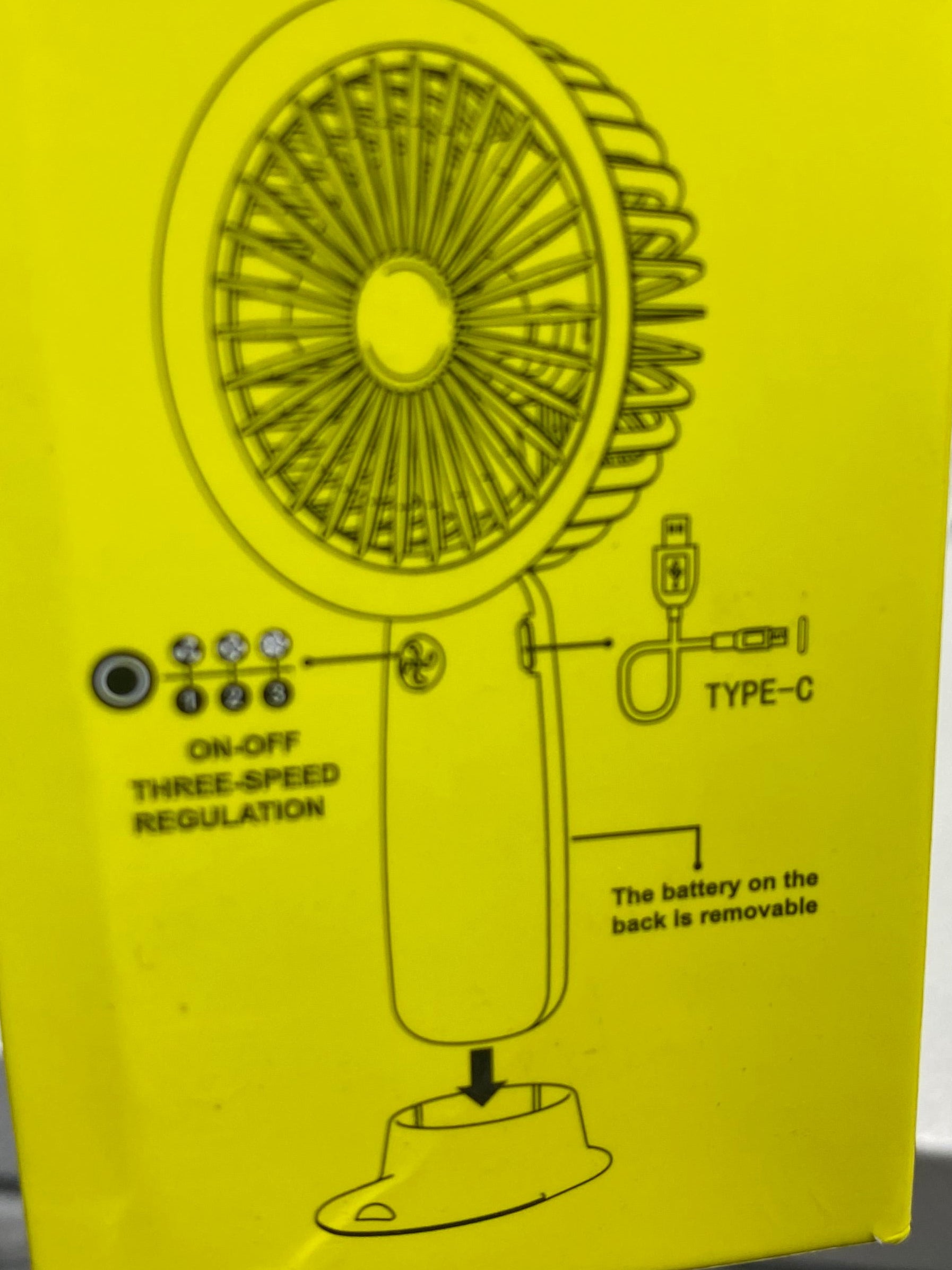 USB Rechargeable Handheld Mini Fan Outdoor Portable Small Electric Fan