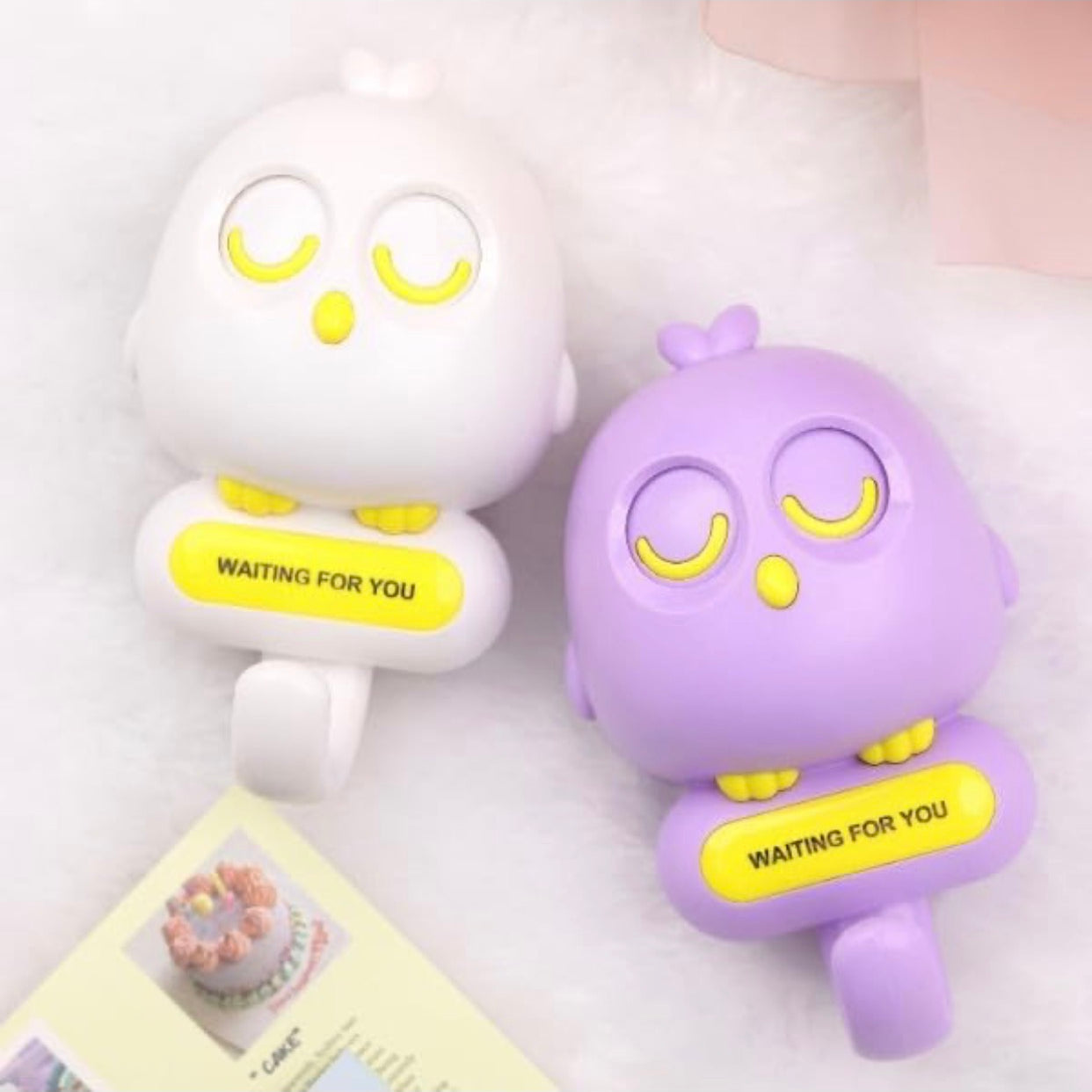 Cute Owl Wall Key Holder with Hook, Decorative Animal Design, Multiple Colours Available.