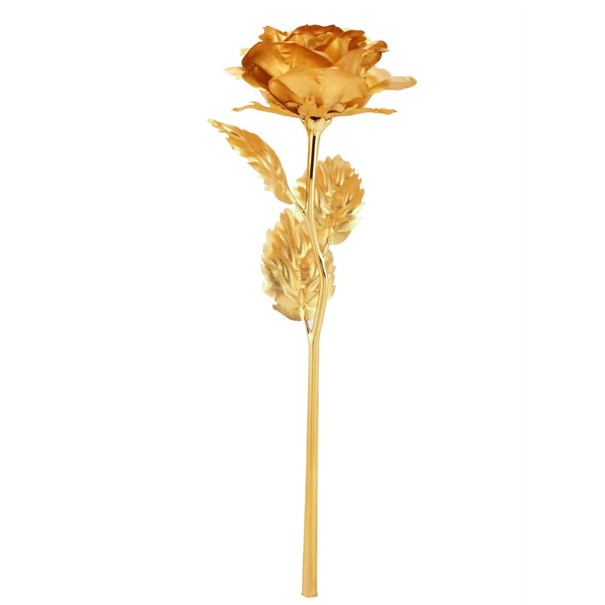 Luxury Decorative Gold Plated Artificial
Golden Rose with Box