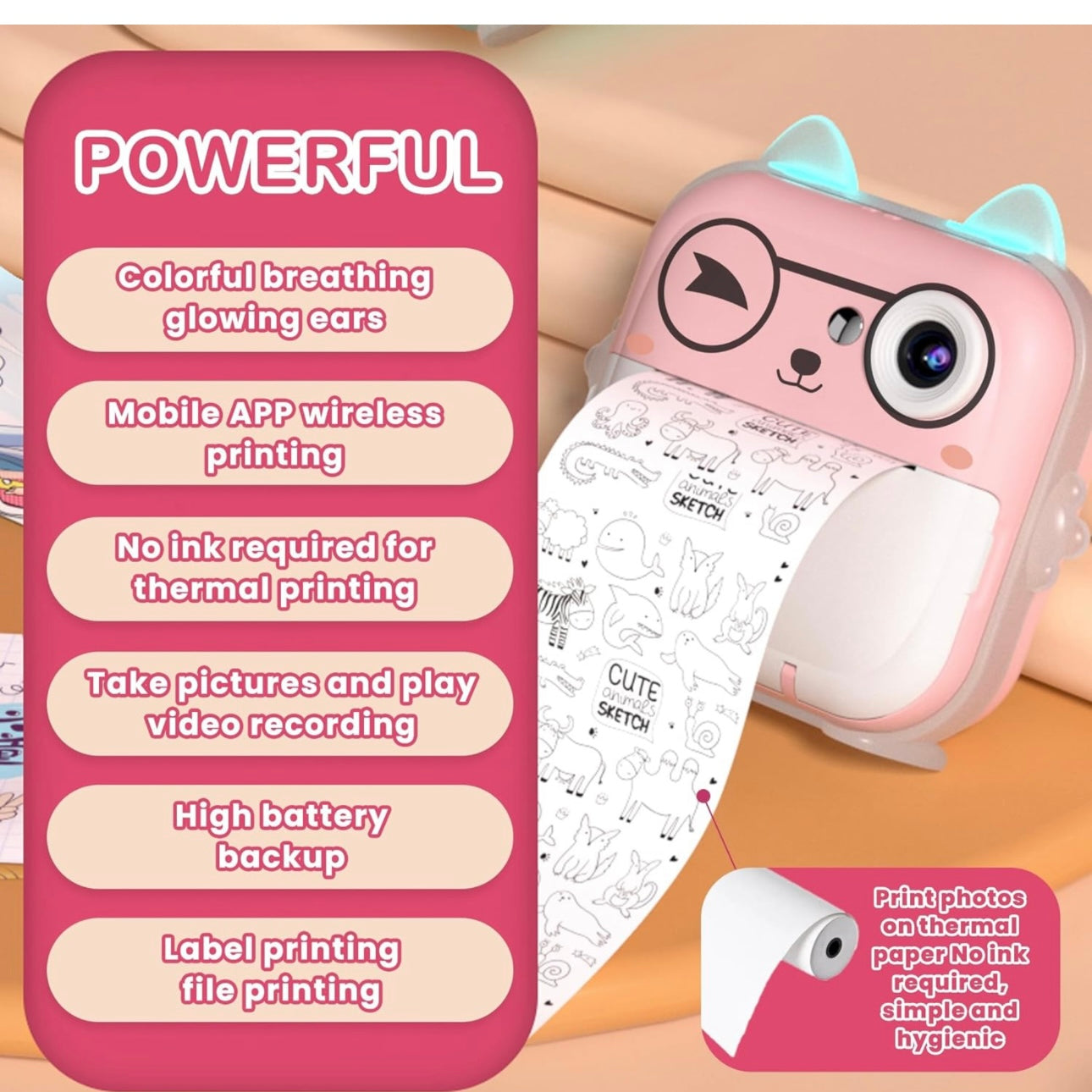 Mini Camera Instant Printer rjmobile01