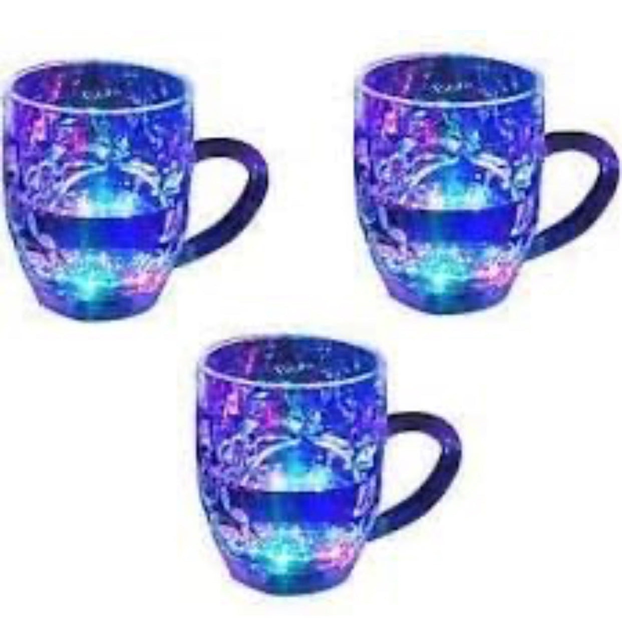 Inductive Rainbow Color Changing LED Mug - Magic Light-Up Cup for Kids and Parties (Set of 1)