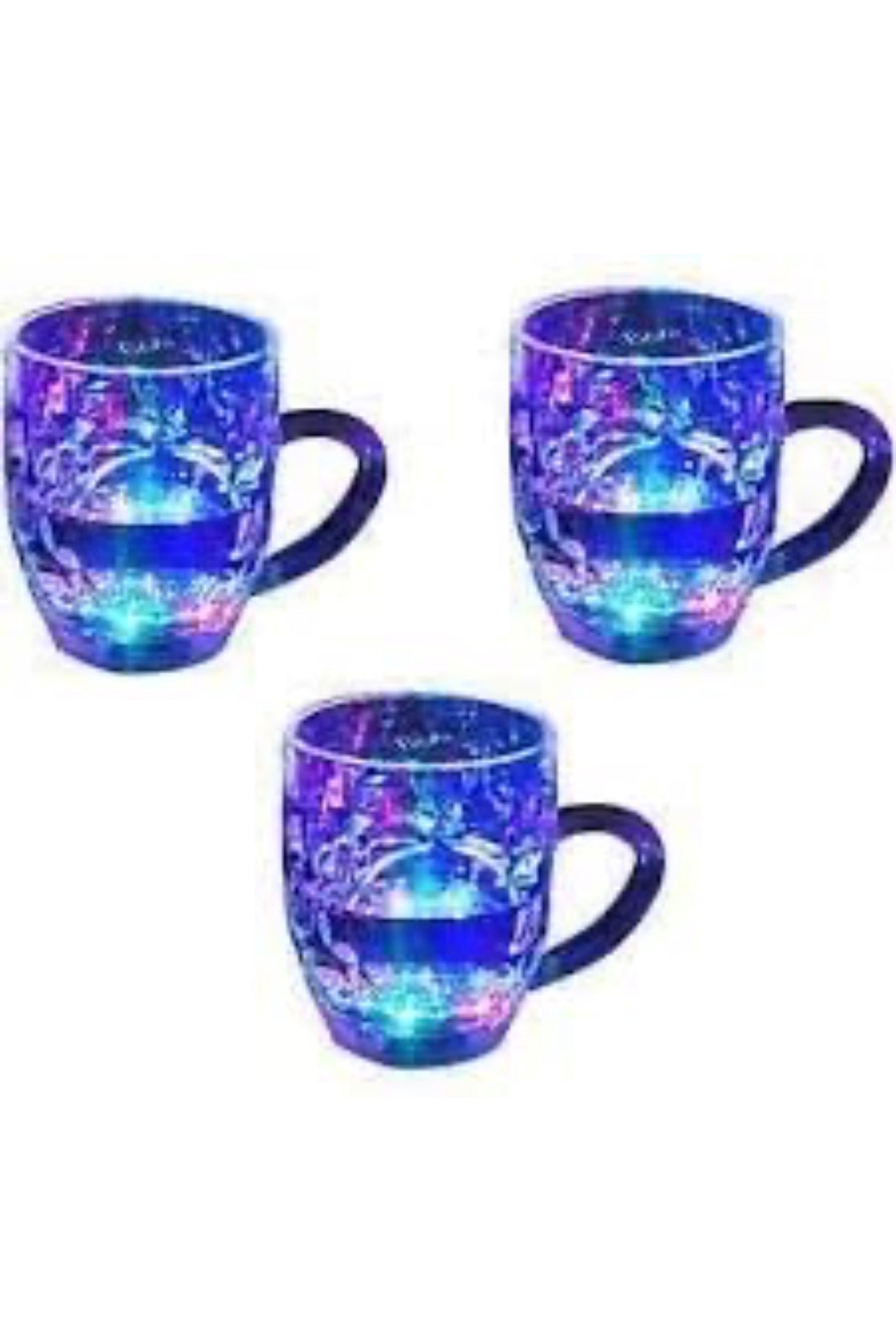 Inductive Rainbow Color Changing LED Mug - Magic Light-Up Cup for Kids and Parties (Set of 1)