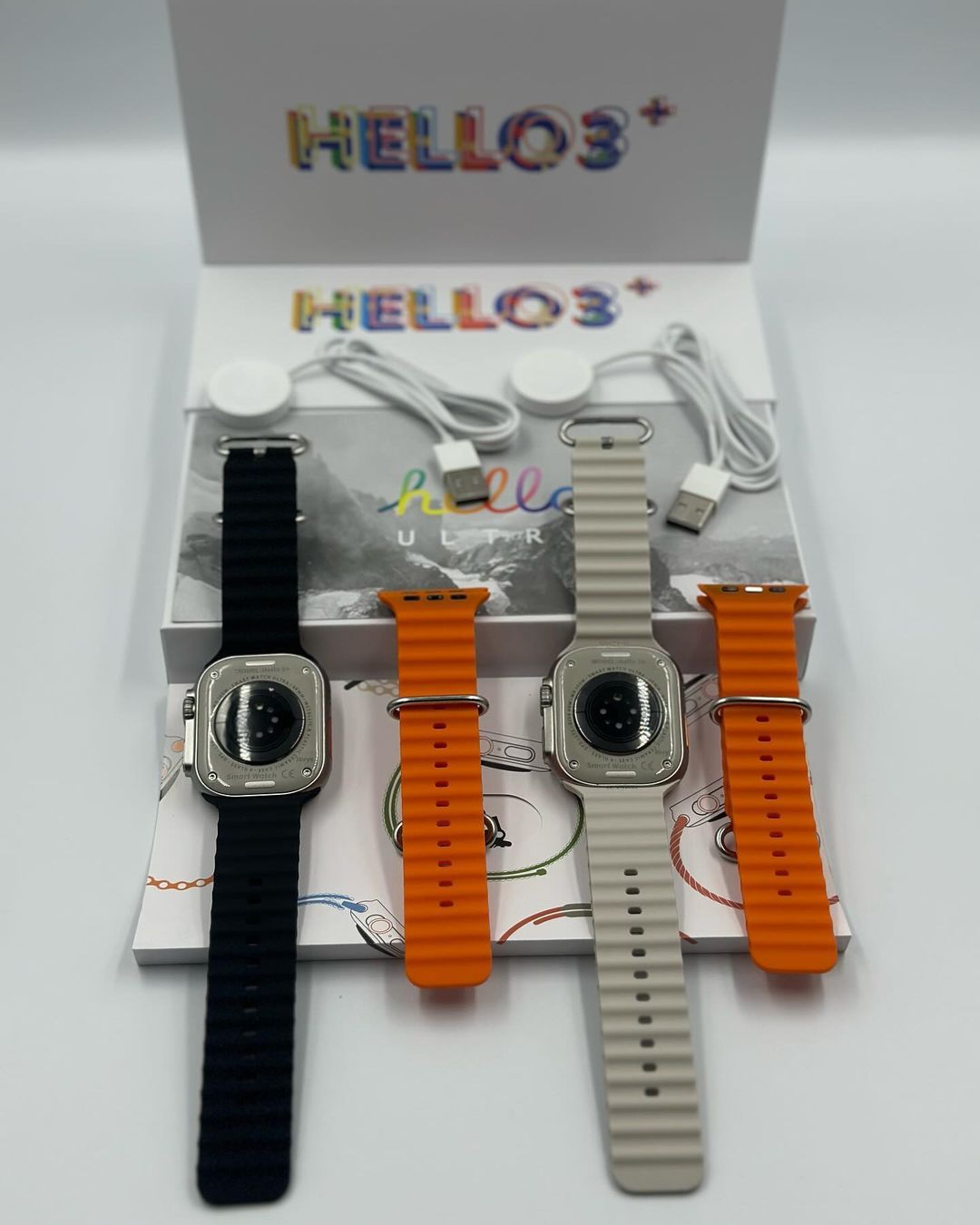 Hello Watch 3 Plus Ultra Smart Watch Men AMOLED NFC Compass Smartwatch Always on Display 4GB ROM Local Music for Android IOS New Hello watch 3 +