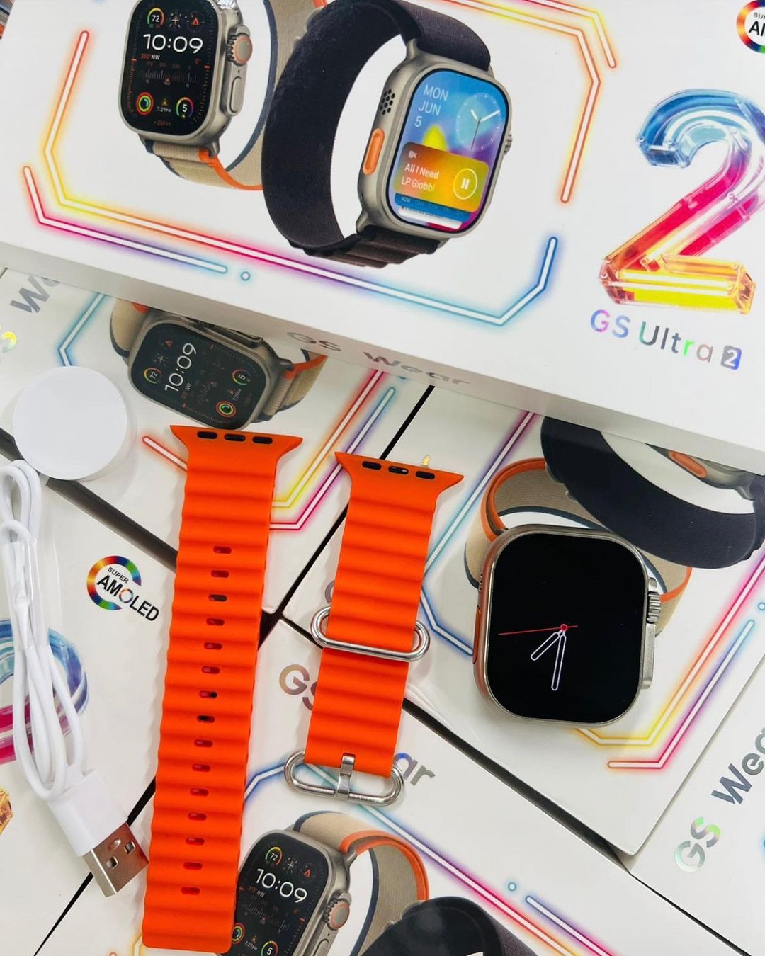 GS Ultr 2 Smart Watch Amoled ChatGPT 4GB ROM