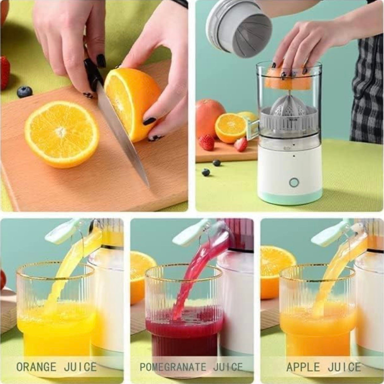 Electronic Squeeze Citrus Juicer Electric Citrus Juicing Machine Automated Citrus Fruit Juicer Motorized Citrus Squeezer Power-operated Citrus Juicing Device Easy-to-Use Electric Juicer
