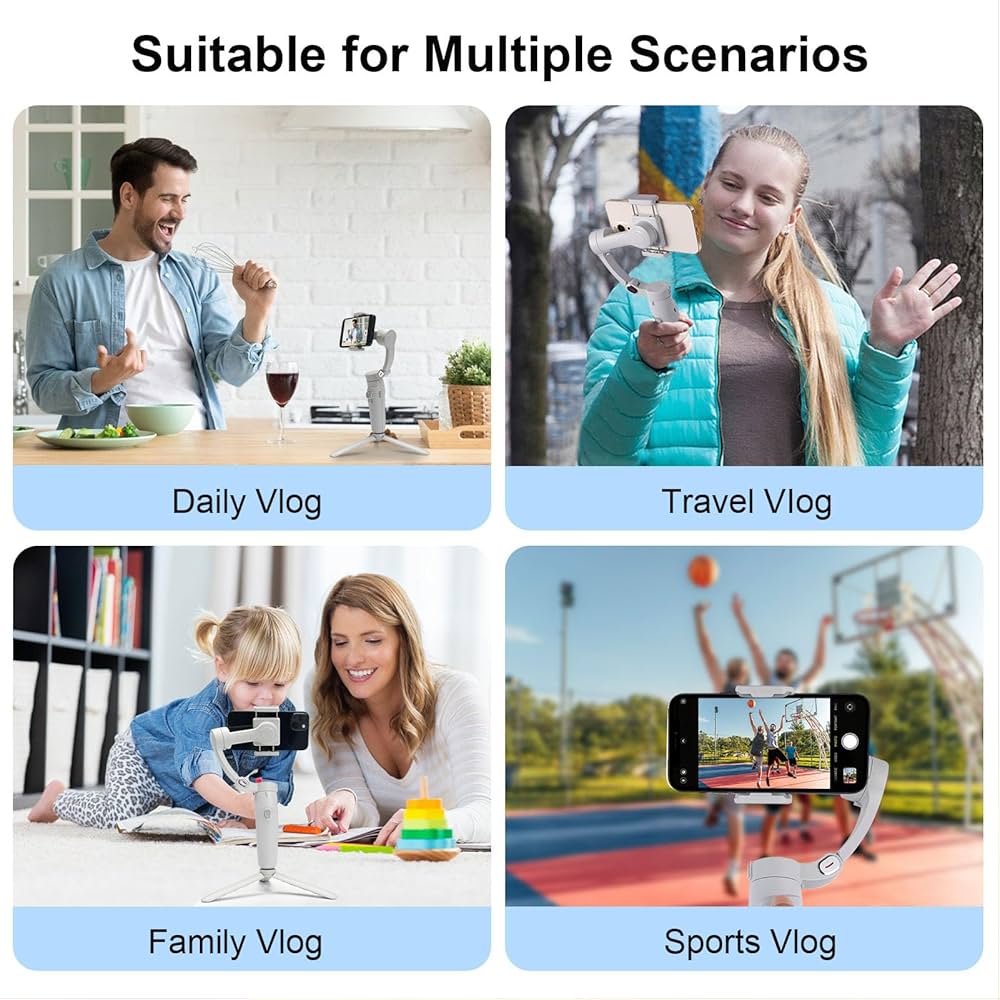 Smart Phone Stabilizer M1 3 Axis Handheld Anti Shake Stabilizer