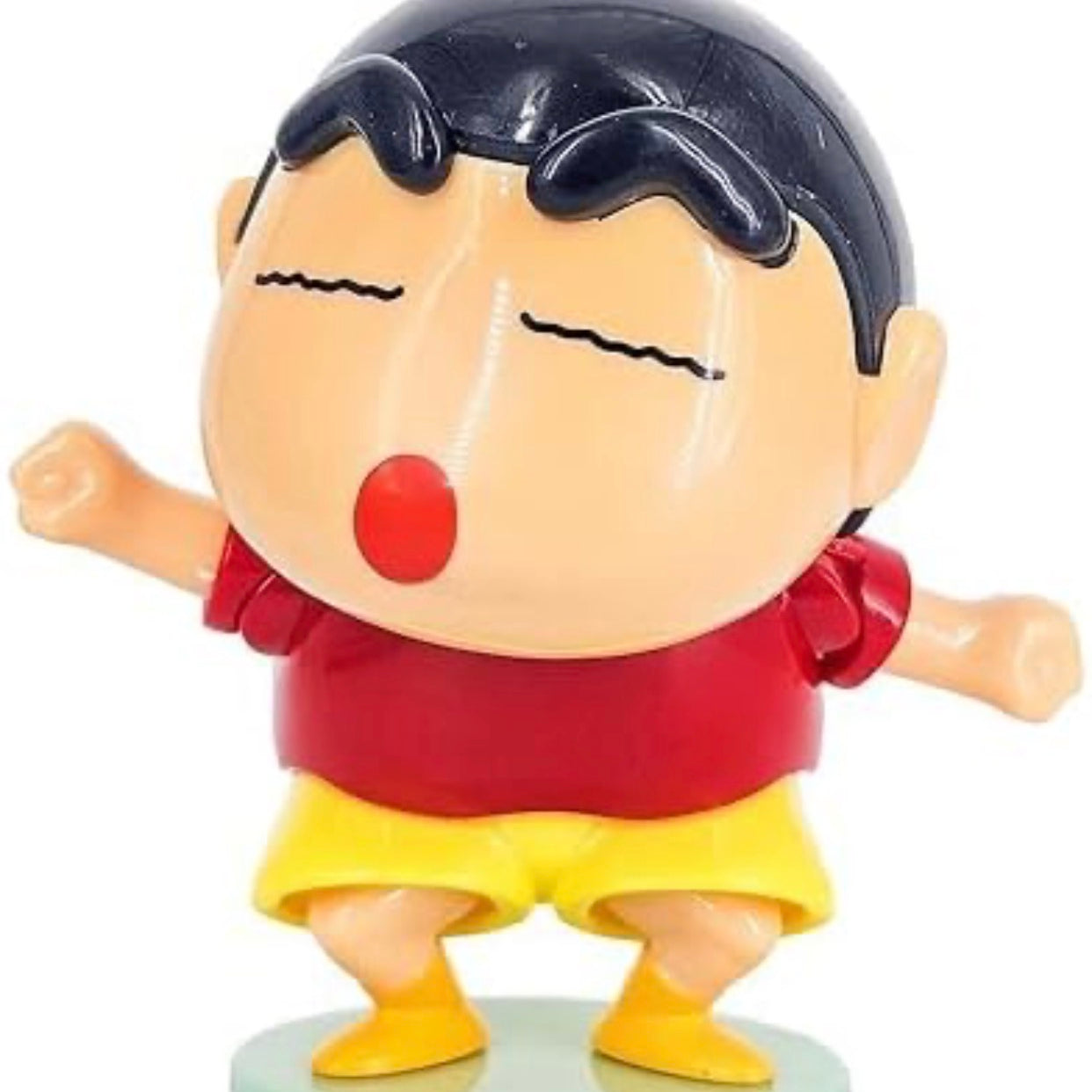 Dancing Shinchan Action Figure 8 cm | Crayon Shin-chan Collectible Toy | Cute Anime Figurine for Kids & Fans | Dancing Pose Miniature Desk & Car Dashboard Décor (Shinchan)