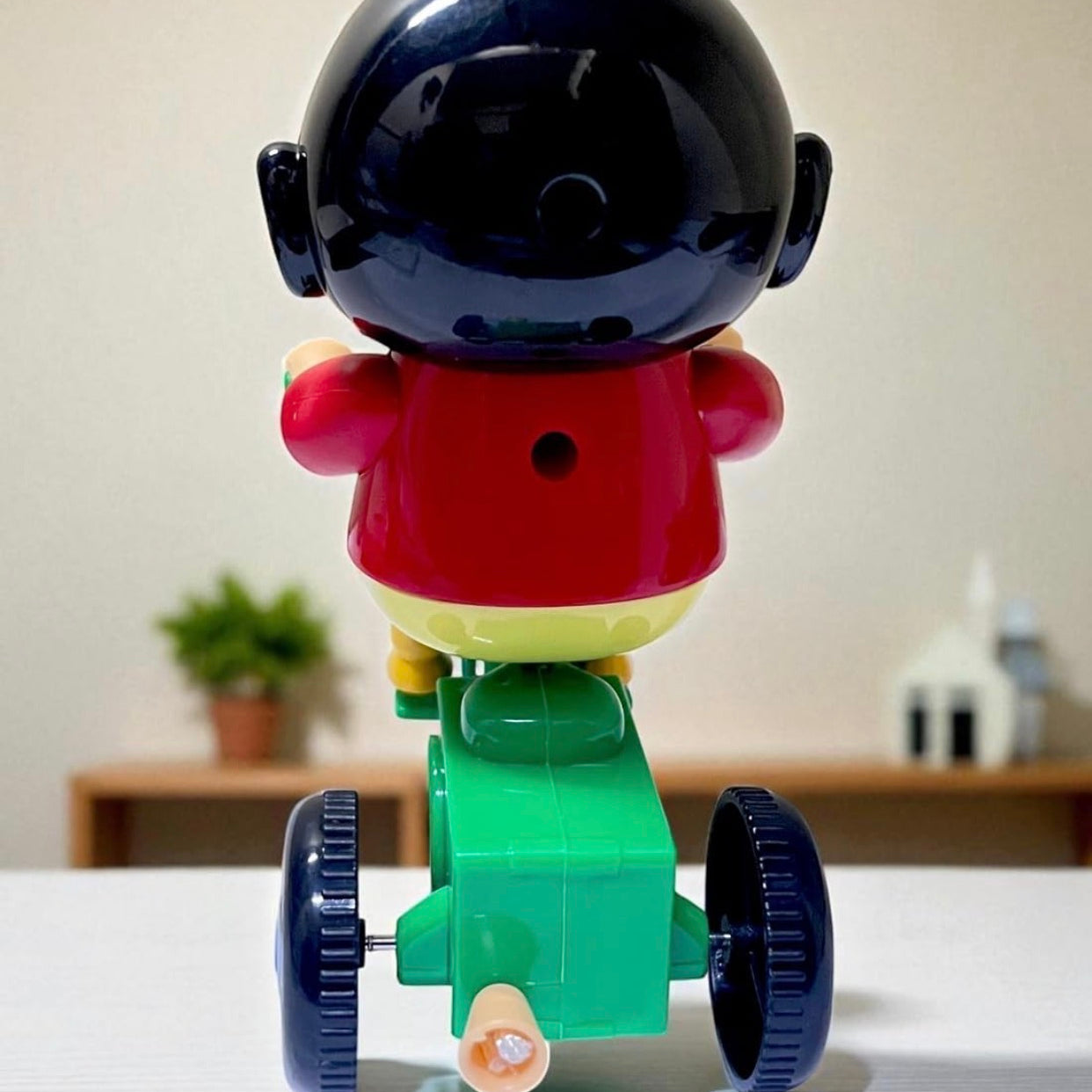 Cartoon Action Figure on Tricycle | Cute Shinchan Toy for Kids | Collectible Anime Figure | Shinchan Bike Toy Gift for Boys & Girls