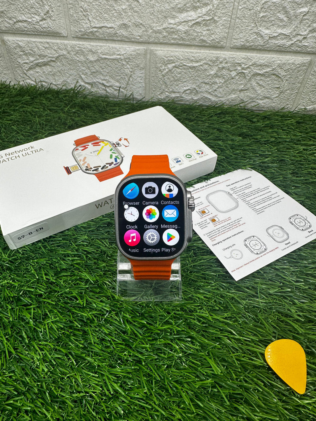 S12 Ultra SIM card android 4G smartwatch Rotating 360Camera 2GB RAM