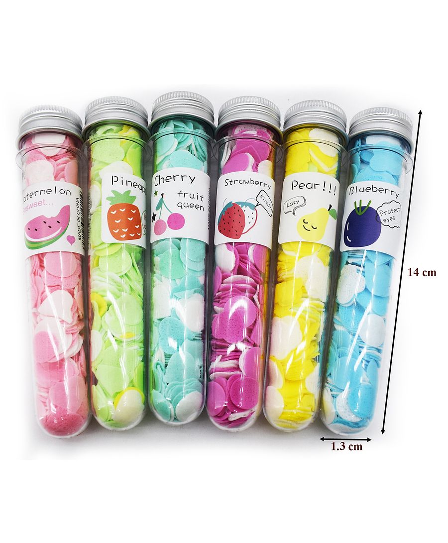 Disposable Tube Paper Soap in Flavour Design Tube
Shape Plastic Bottle for Travel (Set of 5)