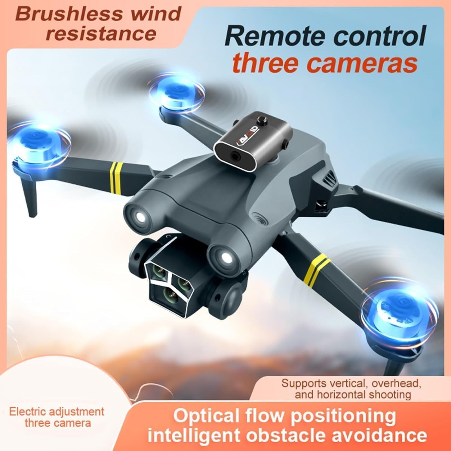 M3 max dual camera dual battery  drone Brushless Motor
