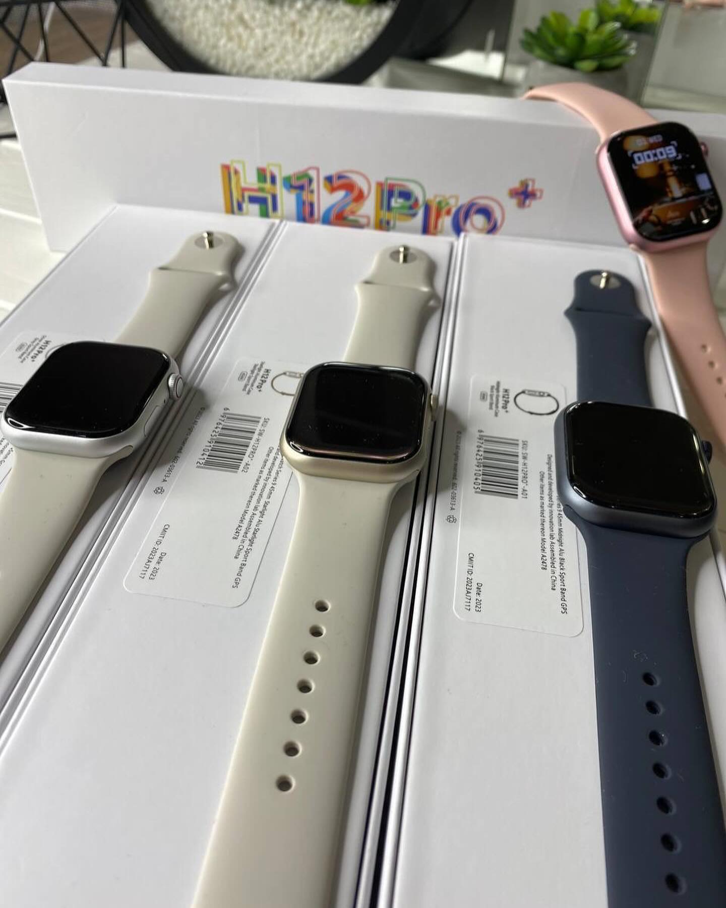 H12 Pro Plus AMOLED Smart Watch 4GB ROM Men 45mm Local Music Recording hello ￼