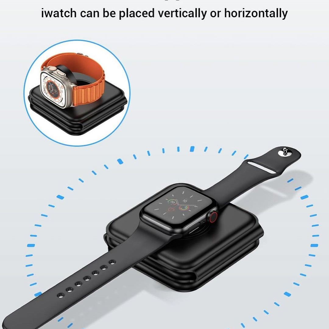 3 in 1 Magnetic Foldable MagSafe Compatible Wireless Charger rjmobile01