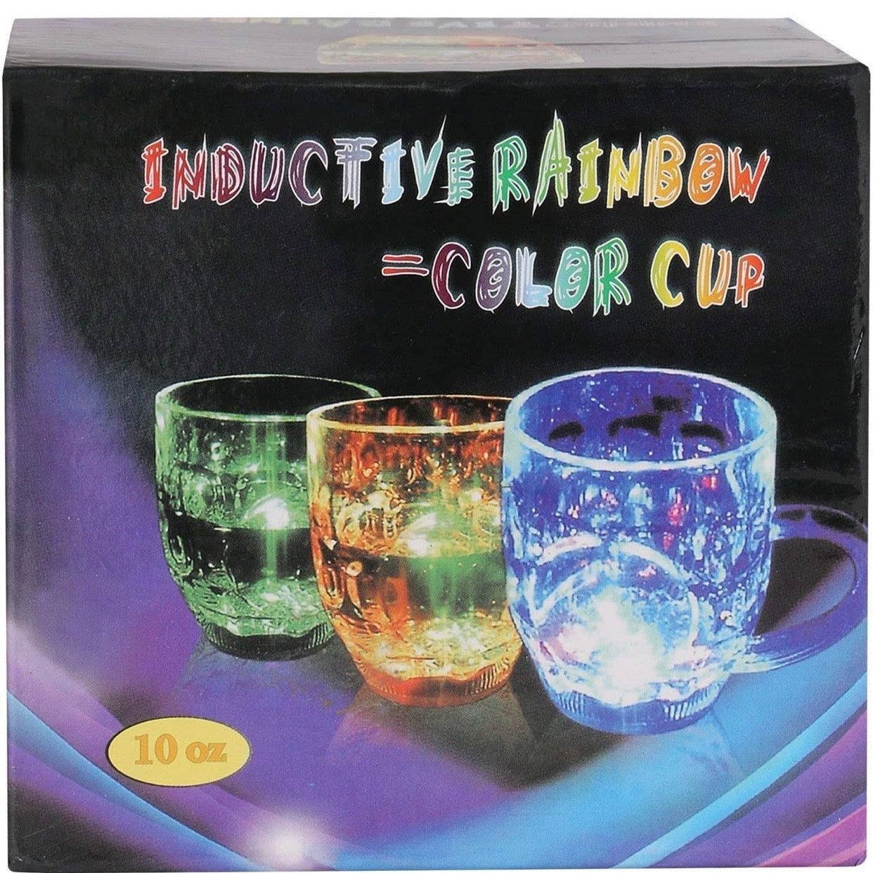 Inductive Rainbow Color Changing LED Mug - Magic Light-Up Cup for Kids and Parties (Set of 1)