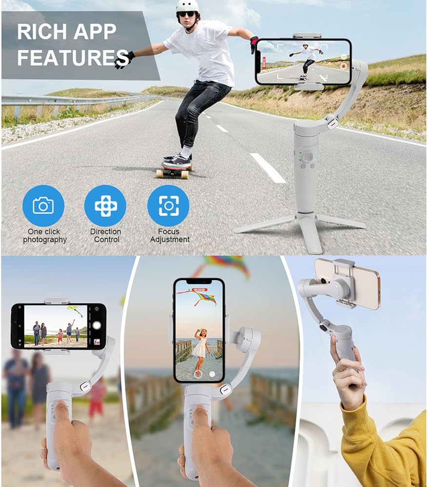 Smart Phone Stabilizer M1 3 Axis Handheld Anti Shake Stabilizer