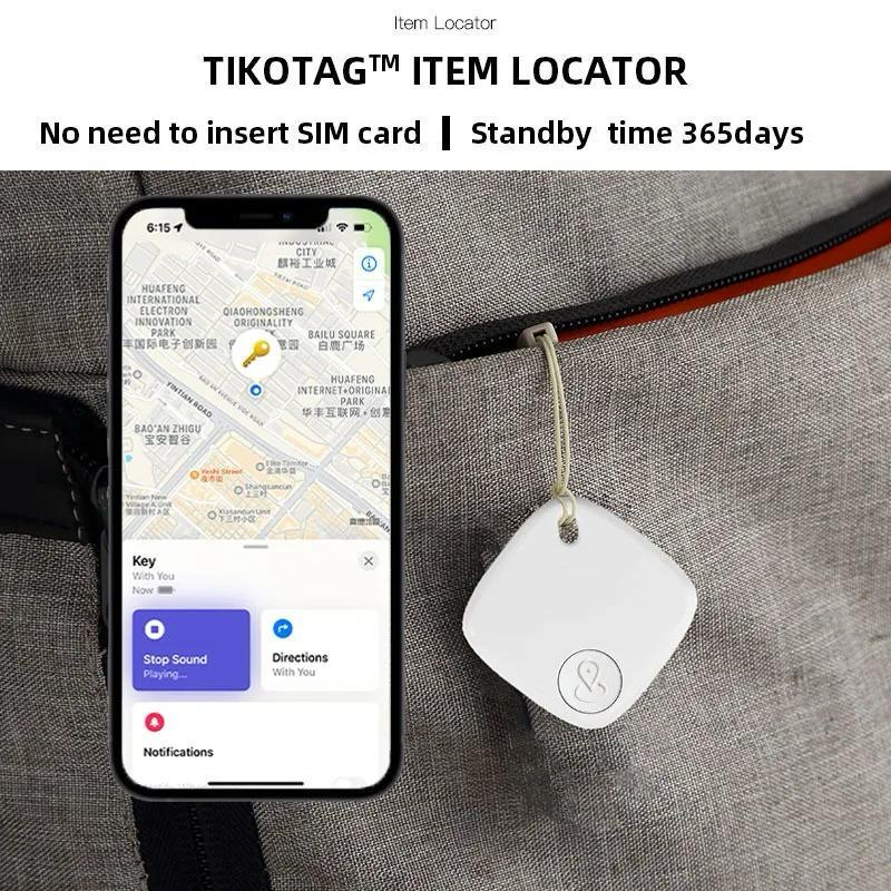Smart tag Item Finder with Key Chain, Smart Item Locator for Keys, Bags, Luggage, Pet, Battery Included Sualio tag