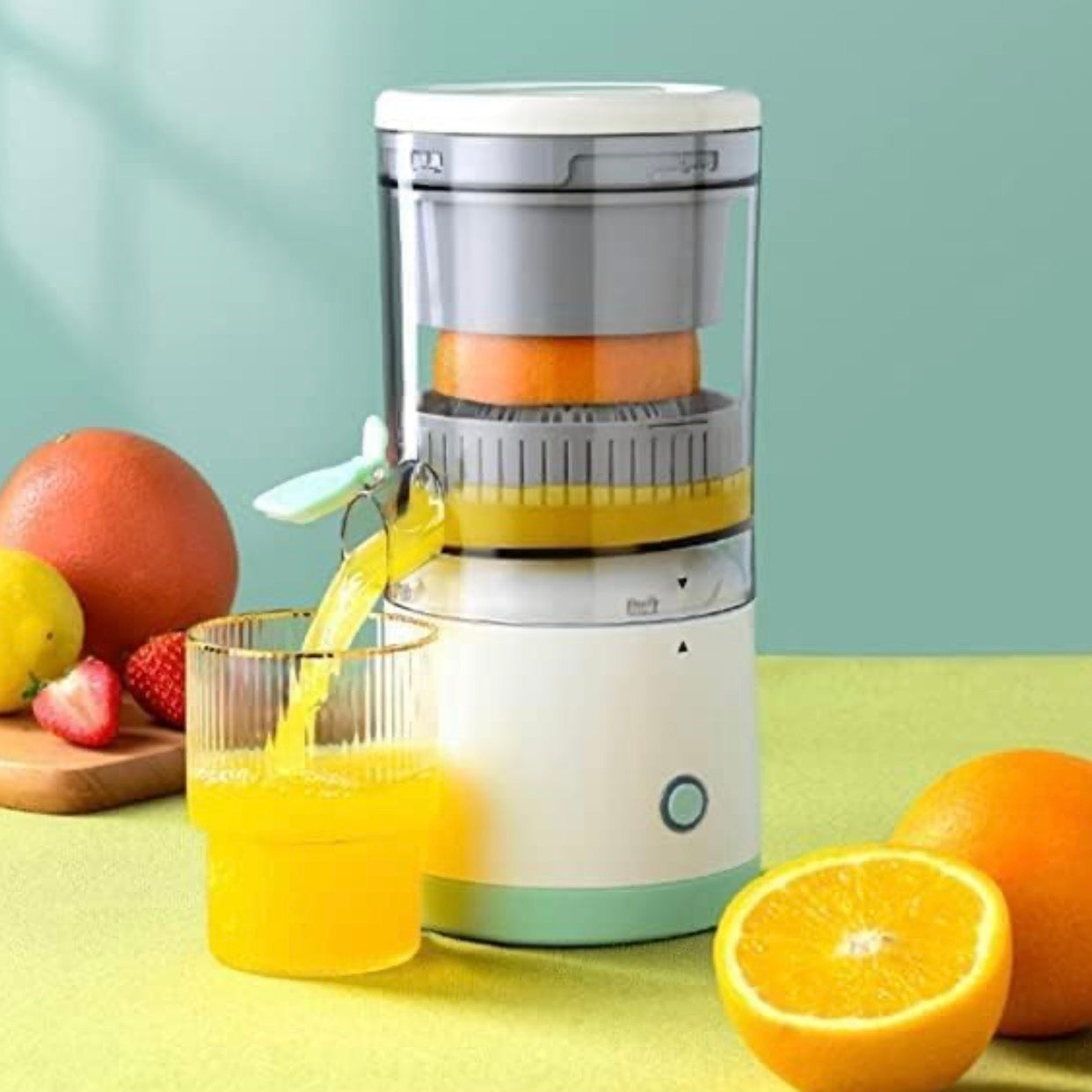 Electronic Squeeze Citrus Juicer Electric Citrus Juicing Machine Automated Citrus Fruit Juicer Motorized Citrus Squeezer Power-operated Citrus Juicing Device Easy-to-Use Electric Juicer