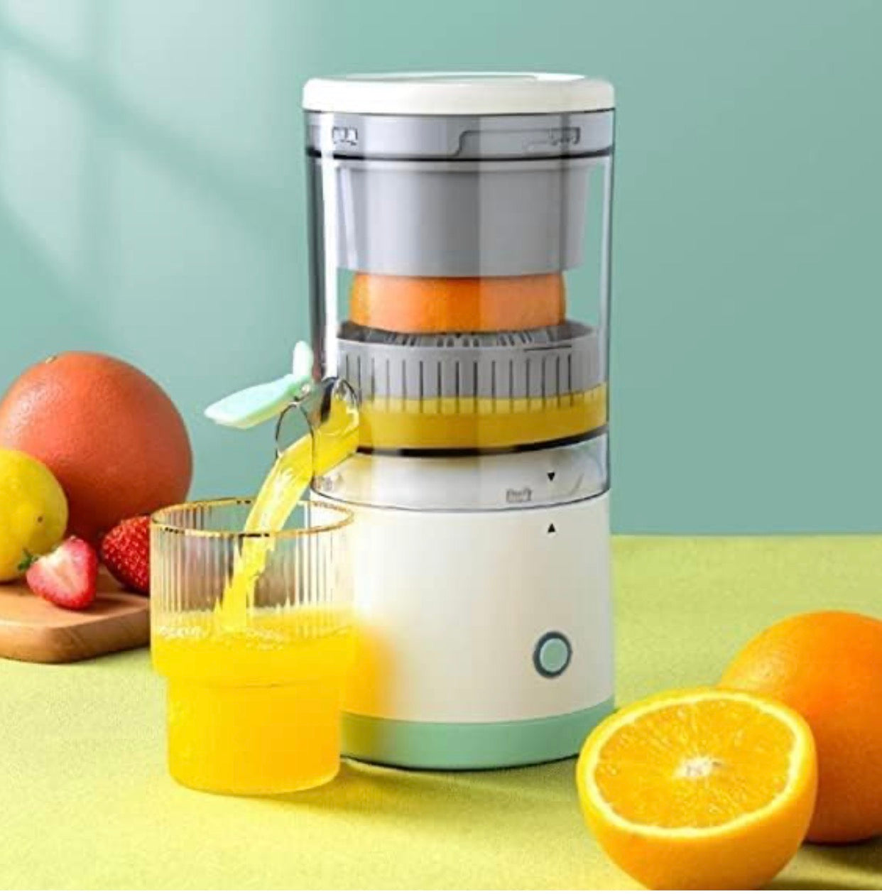 Electronic Squeeze Citrus Juicer Electric Citrus Juicing Machine Automated Citrus Fruit Juicer Motorized Citrus Squeezer Power-operated Citrus Juicing Device Easy-to-Use Electric Juicer