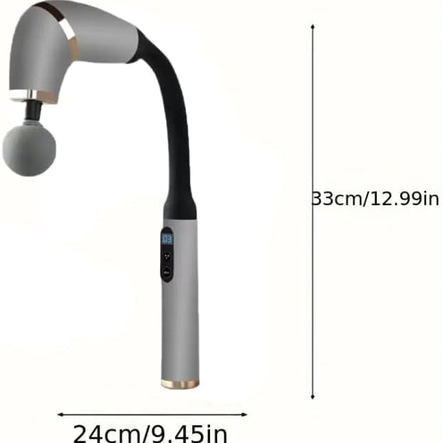 EXTENDED HANDLE MASSAGER BLD-339 Gun for Back, Neck, & Muscle Pain Relief