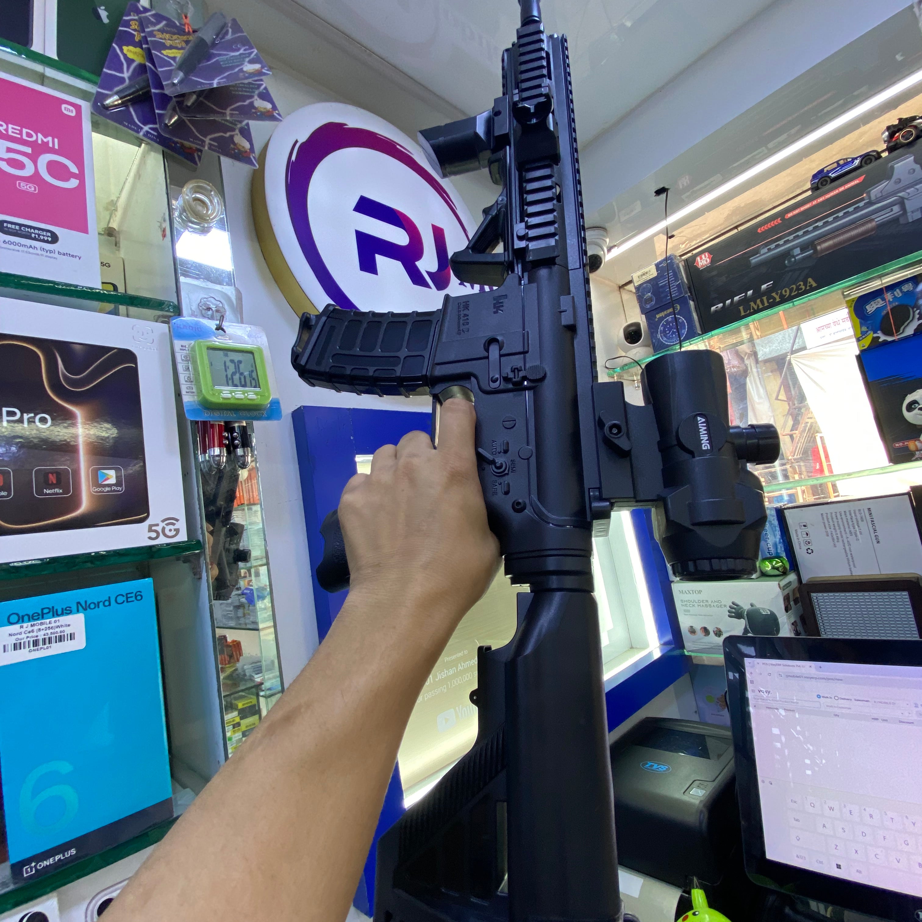 Hk416x crystal bullet gun blaster
