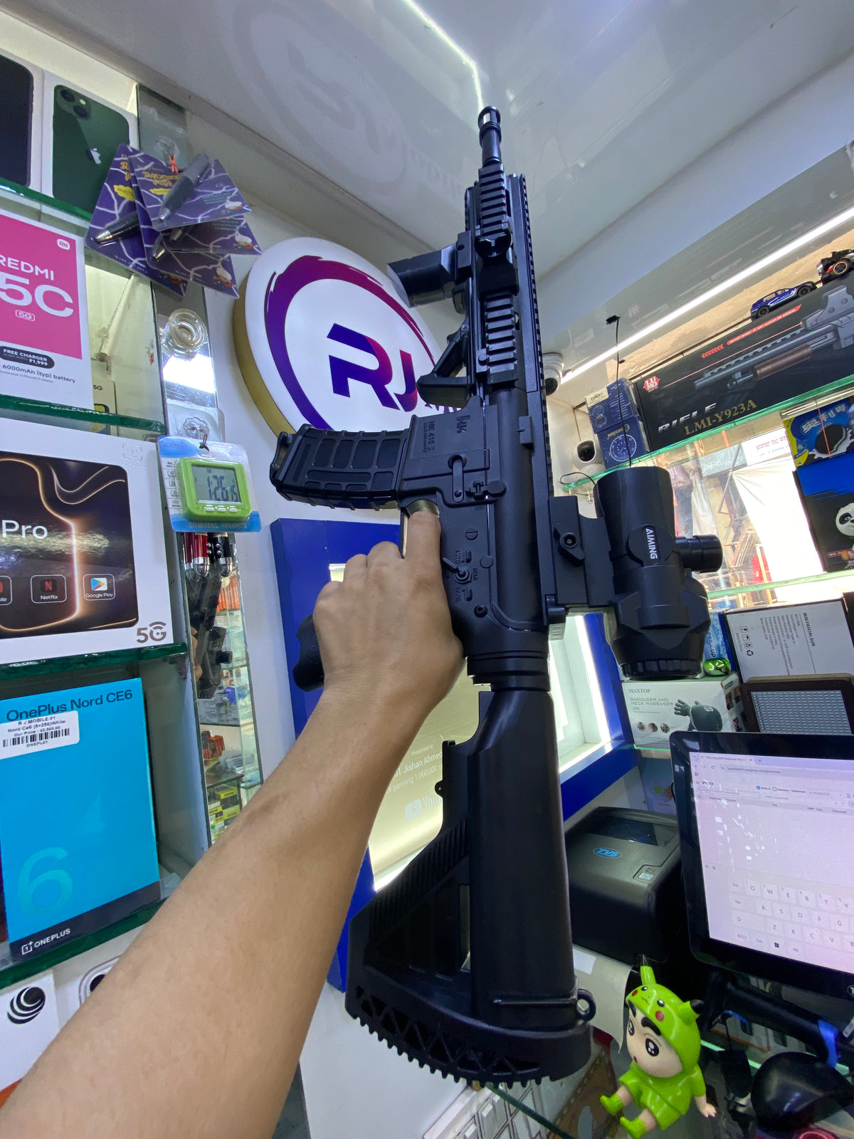 Hk416x crystal bullet gun blaster