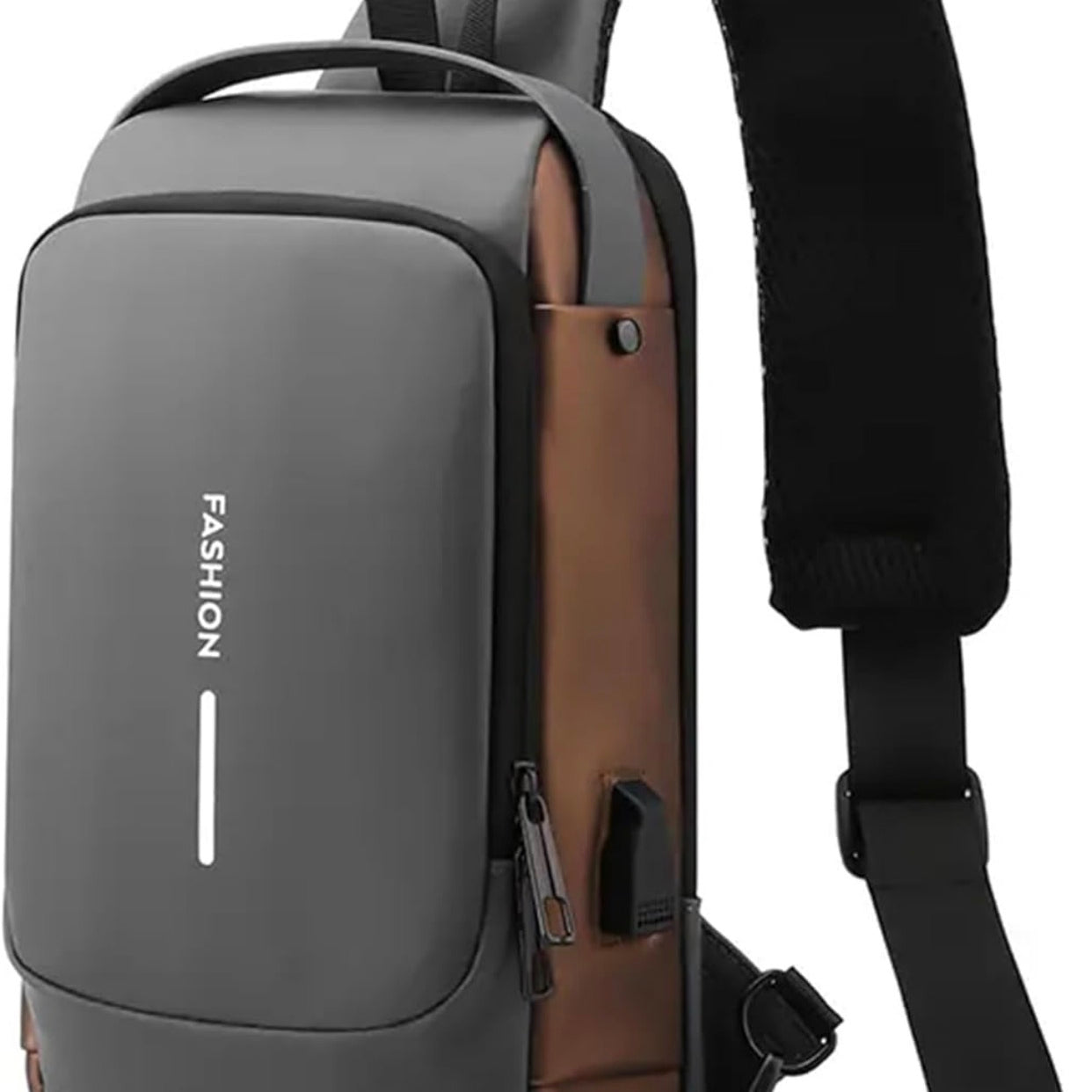 Multifunction Password Anti-Theft Sacgear Backpack Sling Bag Shoulder Crossbody Chest Bag with USB Charging Port Lightweight