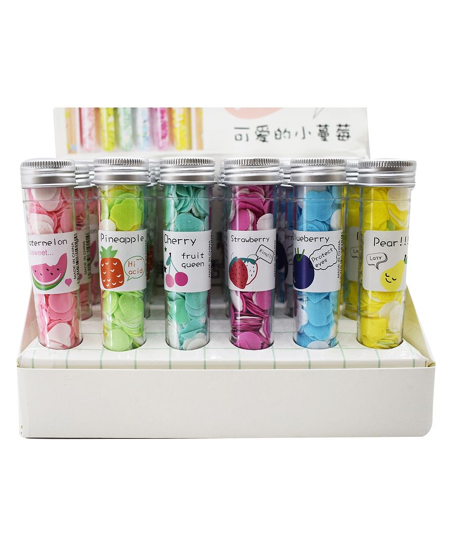 Disposable Tube Paper Soap in Flavour Design Tube
Shape Plastic Bottle for Travel (Set of 5)